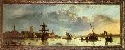 CUYP, Aelbert View on the Maas at Dordrecht china oil painting reproduction